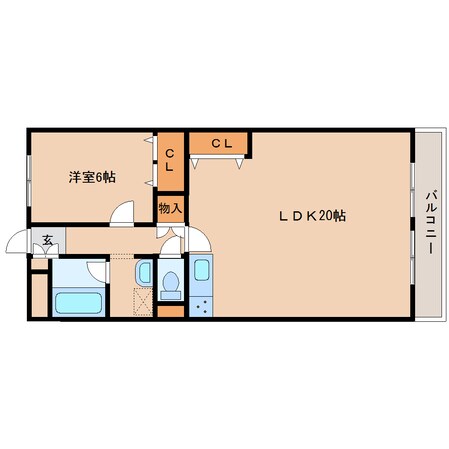 近鉄奈良駅 バス10分  1下車：停歩1分 3階の物件間取画像